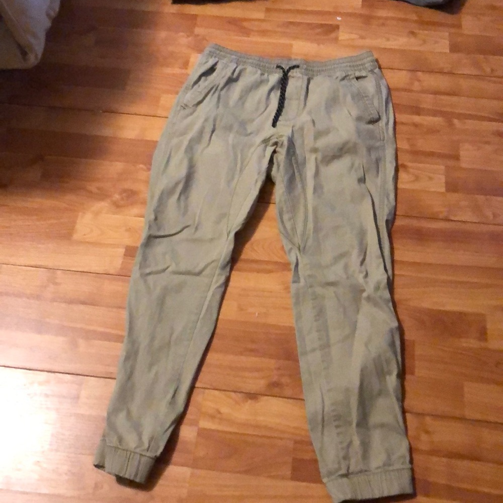 Khaki joggers